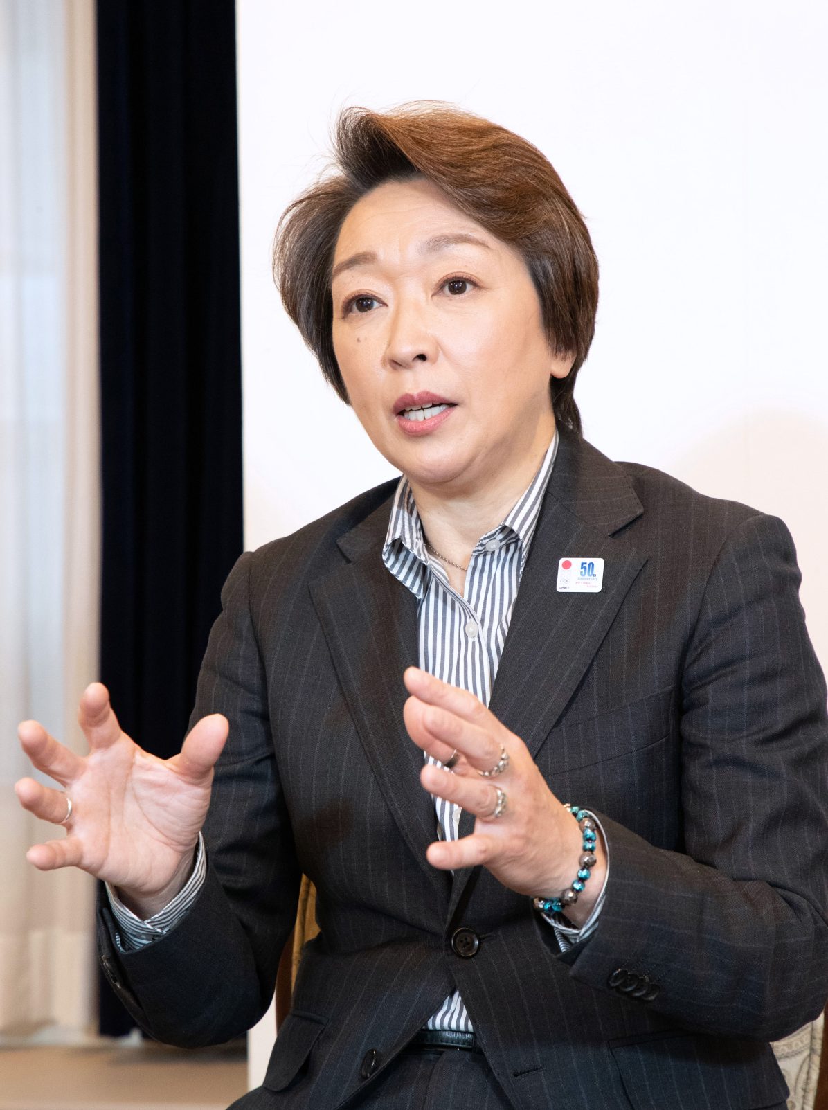 橋本聖子造　茶碗　元オリパラ担当大臣 bba54895bbbee16c131f9c6604375f